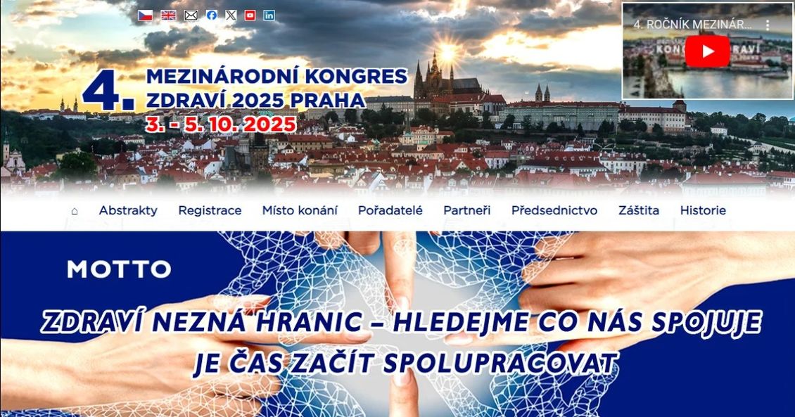 MEZINÁRODNÍ KONGRES ZDRAVÍ 2025 PRAHA